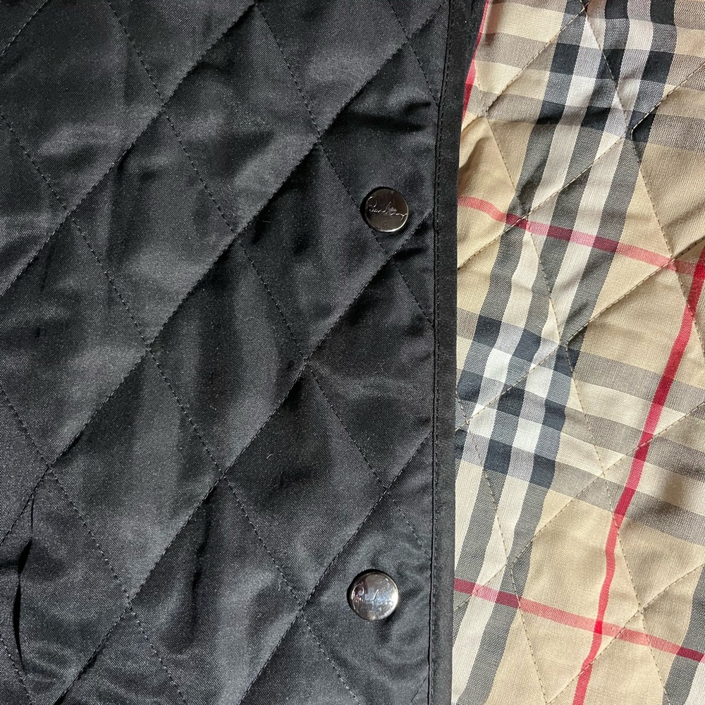 Burberry Black Quilted Utility/Barn Jacket - circa 2k- - Picture 9 of 9